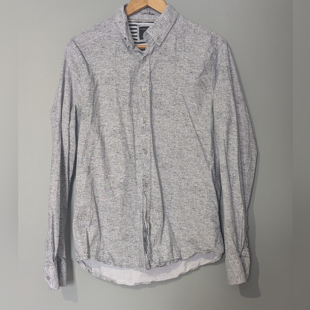 Denim & Flower Ricky Singh Slim Fit Men's Long Sleeve Button-up Shirt